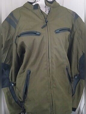 Viking Cycle Olive Green Jacket With Pads